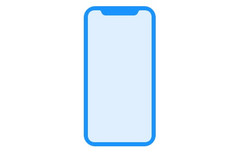 A glyph representing the iPhone 8 found in the firmware seems to confirm the validity of earlier design leaks. (Source: MacRumors)