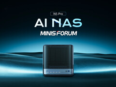 Minisforum&#039;s N5 Pro, pictured, looks exactly the same as the cheaper N5. (Image source: Minisforum - edited)