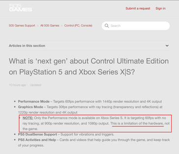 Original Control comment. (Image source: NeoGAF u/kyliethicc)