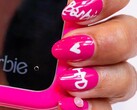 The HMD Barbie flip phone features the Barbie branding in large font and the classic 'Barbie-pink' device border. (Image source: HMD via X/Twitter)