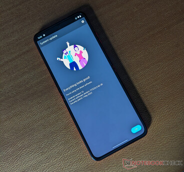 Our Razr 40 Ultra was adamant that it was running its latest software. (Image source: Notebookcheck)