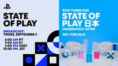A banner announcing Sony's State of Play event