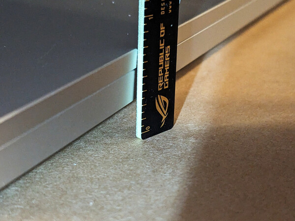 The Surface Laptop Ultra has a small front-lip to help open its display.