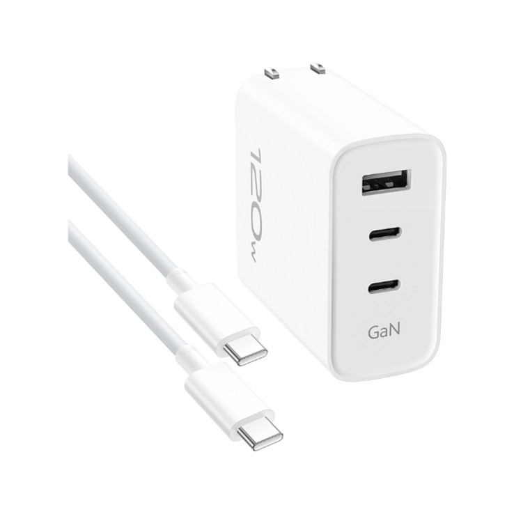 The vivo 120W multi-port flash charging kit 1 m. (Image source: vivo)