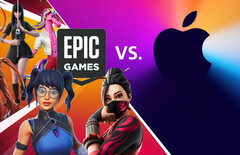 Apple hits back at public criticism of its policies by Epic Games&#039;s Tim Sweeney. (Image source: Apple / Epic Games - edited)