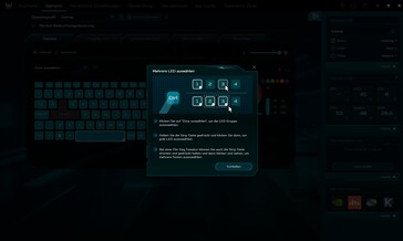 Buttons can be illuminated in groups