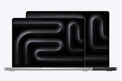 Current MacBook Pro models with M5-series chips. Upcoming models are expected to feature OLED touchscreens.