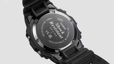 The metal case and the screw-lock back cover feature a DLC coating (Image source: Casio)