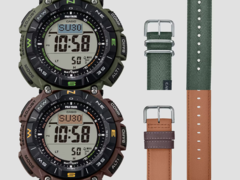 The Casio PRG-340B-3JF (top) and the Casio PRG-340L-5JF (bottom). (Image source: Casio)