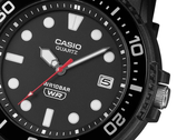 The all-black Casio MRW-240H-1E1JF, pictured.