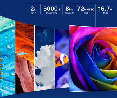 Color accuracy of the panel (Image source: JD.com)