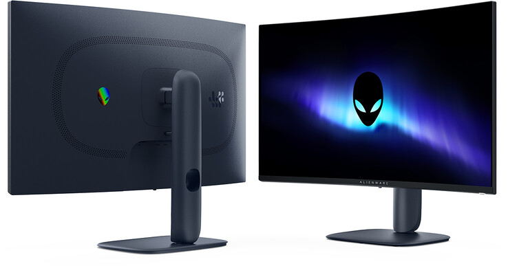 Front and back of the monitor (Image source: Dell)