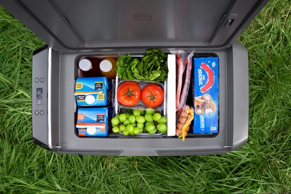 The 45L ad 55L EcoFlow Glacier Classic support dual temperature zones and comes with a divider. (Image source: EcoFlow)