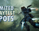 Exoborne limited playtest spots (Image source: Steam - edited)