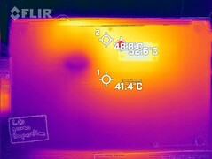 Heat development - bottom (load)