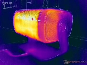 Large ventilation grilles are more than sufficient for venting heat