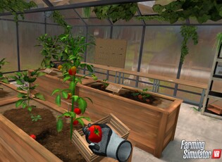 Farming Simulator VR greenhouse (Image source: Giants Software)