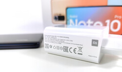 The power adapter of the Redmi Note 10 Pro