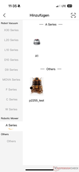 Dreame A1 app in the robotic lawnmower test