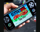 Lao Zhang's Yoo Y1 retro gaming handheld pictured