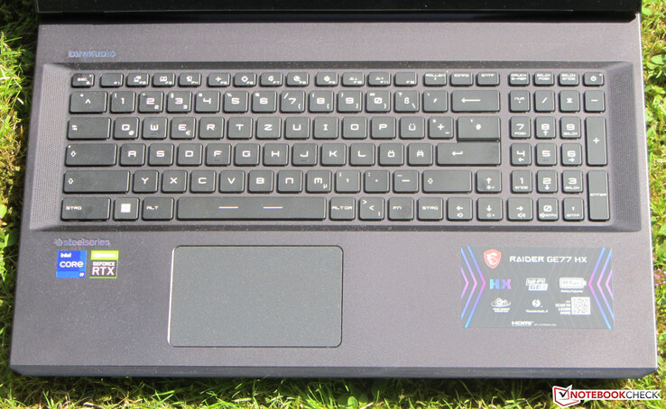 Input devices Raider GE77 HX