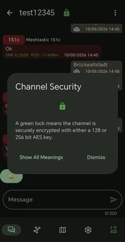 This channel is encrypted