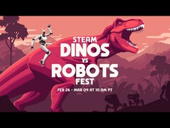 According to Steam, flying fire-breathers are not dinosaurs, which is why games with dragons are not eligible for this event. (Source: Steam)