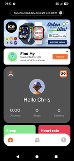 Home screen on Android