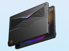 The Sixunited AXP77 also contains RGB lighting and a built-in kickstand. (Image source: Sixunited)