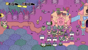 Pictured: A gameplay screenshot from Super Farming Boy.
