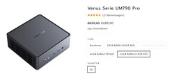 Minisforum Venus Series UM790 Pro, configurations (source: Minisforum)