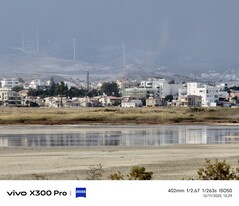 Vivo X300 Pro without teleconverter 400 mm