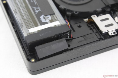 Stereo speakers are positioned near bottom corners while the speaker grilles are above the keyboard