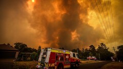 Extreme events like the bushfires are likely to become more common (Image source: BBC)