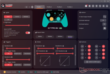 GameSir Connect G7 Pro 8K homepage.