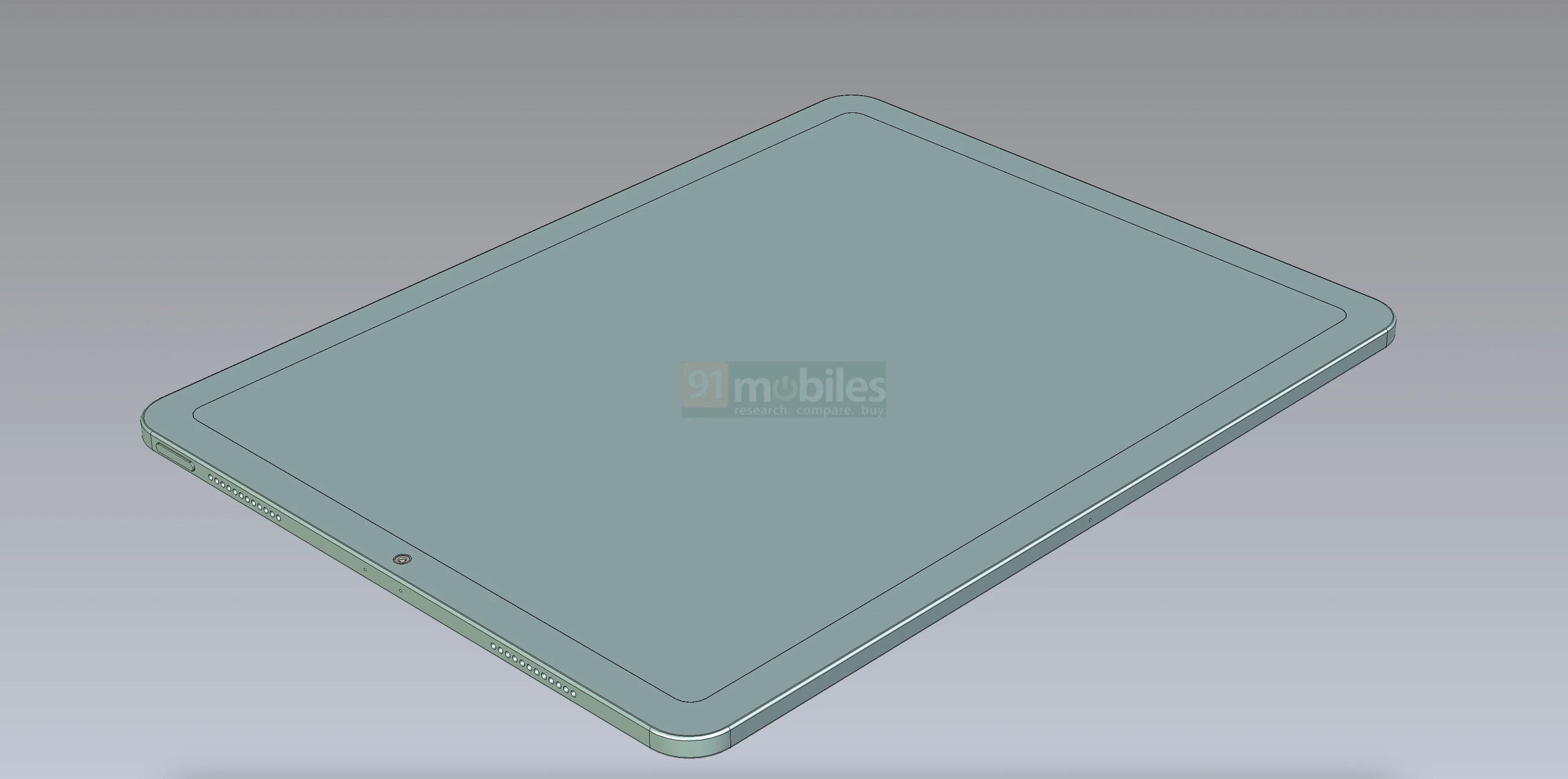 iPad Air 12.9 render hints at design overhaul for Apple's alleged super