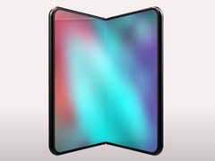 Unofficial render of the rumored iPhone Fold. (Image source: Concept Creator via YouTube)