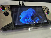 The MSI Claw 8 AI+ as seen during Computex 2024 in Taipei. (Image source: RetroHandhelds)
