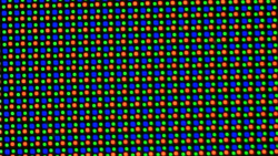 The foldable panel's sub-pixel array