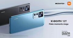 The Xiaomi 12T. (Source: MediaTek)