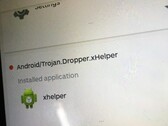 While xHelper can be removed by antivirus software, it will soon reinstall itself. (Image via Malwarebytes forum user Amelia)