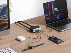 The Anker 7-in-1 USB-C Charging Station (100W) is powered via AC. (Image source: Anker)