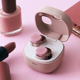 The Audio-Technica ATH-SQ1TW2NC earbuds weigh only 4 g (0.14 oz.) each.