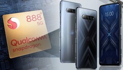 The Black Shark 5 has been spotted in connection with a Snapdragon 888+ processor. (Image source: GSMArena/Black Shark (Black Shark 4 pictured) - edited)