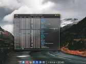 Br OS desktop with a Terminal window (Image source: Br OS)