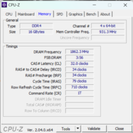 CPU-Z memory