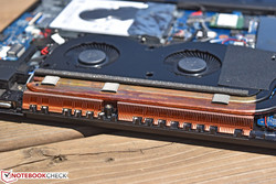 A view of the heatsink from the rear