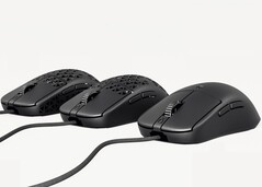 Three endgame gear gaming mice with ultra-lightweight 3D printed shells