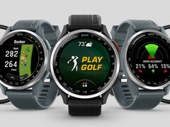 The Garmin Approach S44 (pictured) and S50 watches can be updated with system software 6.58. (Image source: Garmin)