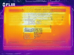 Heat distribution: Idle, bottom